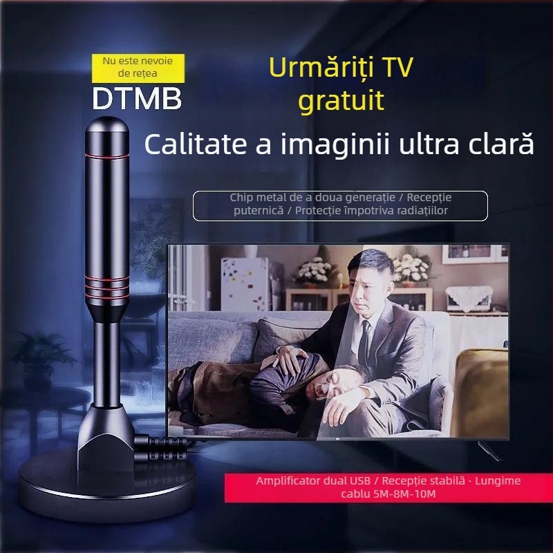 Decodor set-top cu Android OS (Android OS, interfață USB, HDD intern de 80 GB, procesor dual-core)