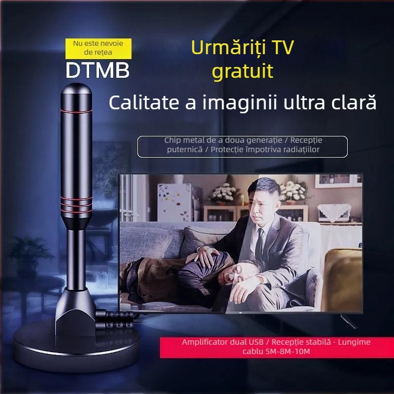 Decodor set-top cu Android OS (Android OS, interfață USB, HDD intern de 80 GB, procesor dual-core)