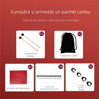 CY tambur eteric, cu husă de depozitare, potrivit pentru masaj de sănătate și instrumente muzicale.