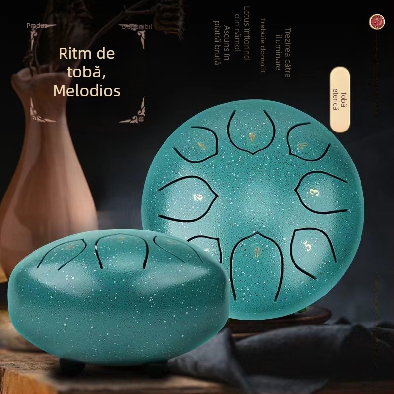 CY tambur eteric, cu husă de depozitare, potrivit pentru masaj de sănătate și instrumente muzicale.