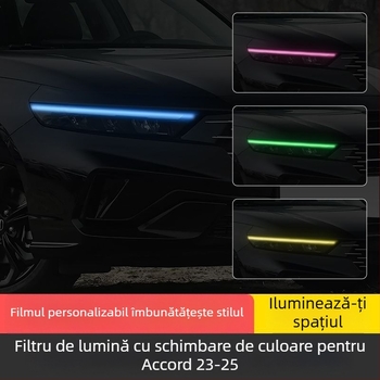 Folie pentru schimbarea culorii farurilor la Honda Accord 2023-2025, etichetă decorativă pentru lumina de zi.