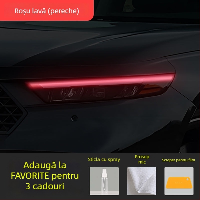 Folie pentru schimbarea culorii farurilor la Honda Accord 2023-2025, etichetă decorativă pentru lumina de zi.