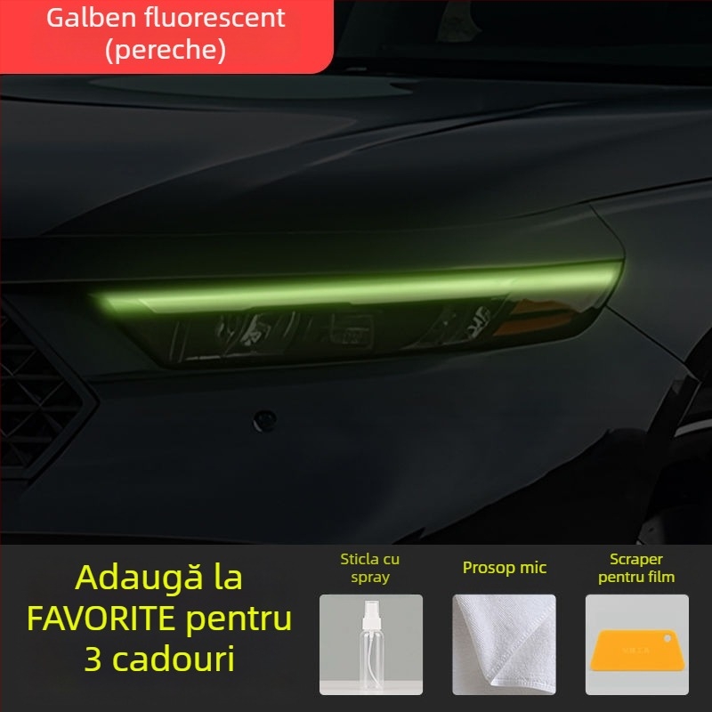 Folie pentru schimbarea culorii farurilor la Honda Accord 2023-2025, etichetă decorativă pentru lumina de zi.