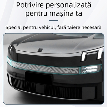 Film pentru faruri pentru Lynk & Co 900, material TPU, film DRL, transparent