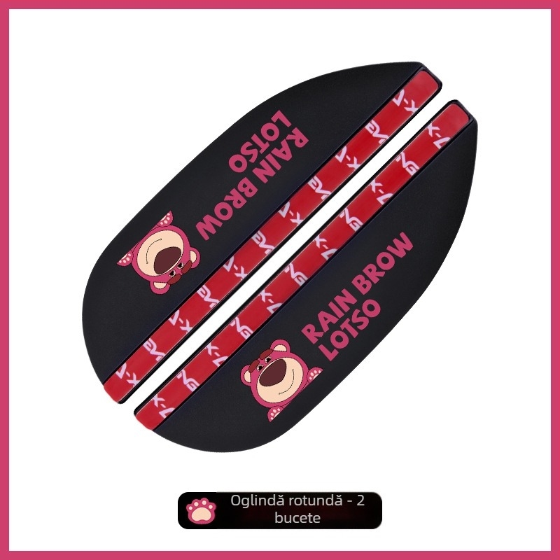 Protecție ploaie oglindă retrovizoare auto - Potrivire universală, Material PVC, Anti-zgâriere, Rezistent la uzură