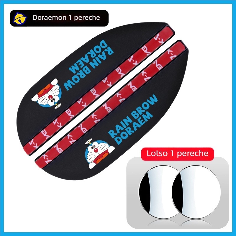 Protecție ploaie oglindă retrovizoare auto - Potrivire universală, Material PVC, Anti-zgâriere, Rezistent la uzură