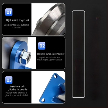 Fang Ling rolă de ghidare din oțel masiv, tip V, unghi de 90°, pentru șine triunghiulare și uși glisante