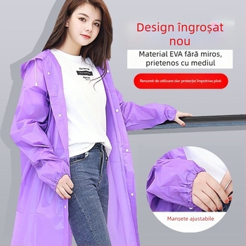 PONCHO de ploaie EVA îngroșat pentru adulți, unisex – impermeabil pentru drumeții și activități în aer liber