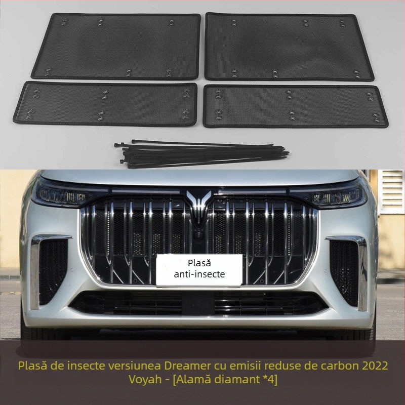 Plasă antiparazi pentru mașină cu protecție pentru rezervorul de apă, plasă din oțel auriu, orificii 2 mm, diametru fir 1–2 mm, durată de viață 5–10 ani