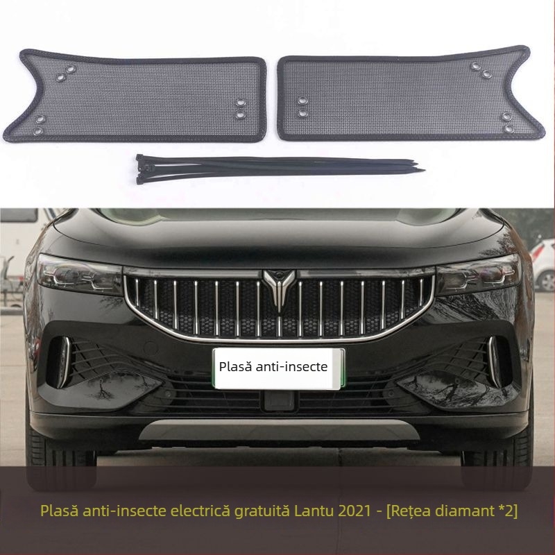 Plasă antiparazi pentru mașină cu protecție pentru rezervorul de apă, plasă din oțel auriu, orificii 2 mm, diametru fir 1–2 mm, durată de viață 5–10 ani