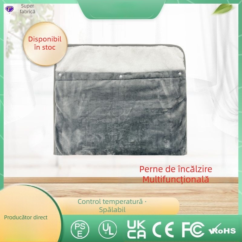 Padă încălzitoare pentru picioare, cu alimentare la priză (AC 220V, 60W, control manual/telecomandă)