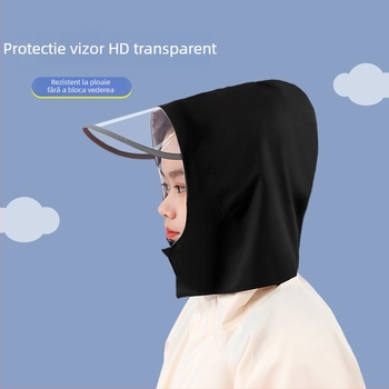 Set copii de ploaie din două piese – geacă despărțită și pantaloni, pentru elevi, PVC impermeabil, țesătură 0,016 cm, logo personalizabil