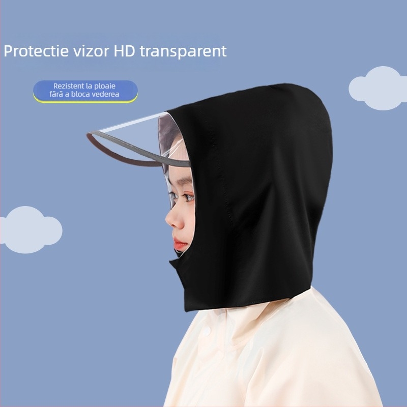 Set copii de ploaie din două piese – geacă despărțită și pantaloni, pentru elevi, PVC impermeabil, țesătură 0,016 cm, logo personalizabil