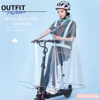 Poncho impermeabil pentru șoferi de vehicule electrice, țesătură PVC, adult, o persoană, personalizabil