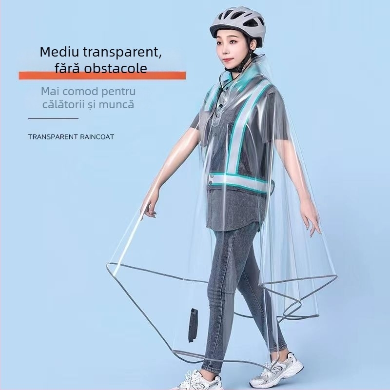 Poncho impermeabil pentru șoferi de vehicule electrice, țesătură PVC, adult, o persoană, personalizabil