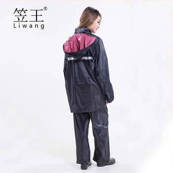 Set de raincoat pentru adulți, unisex, din material Oxford cu acoperire PVC, rezistent, impermeabil pentru drumeții în aer liber