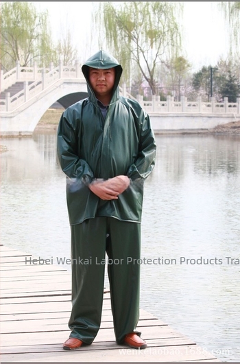 Pelerină de ploaie cu design divizat, din PVC, strat impermeabil cu adeziv PVC, potrivită pentru adulți, personalizare disponibilă (imprimare logo)