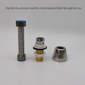 Conductă de alimentare cu apă pentru urinal — cupru și oțel inox, Fifanda, conectare pentru jet de apă