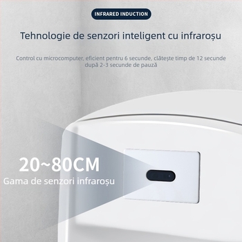 Zaokang supapă senzor urinare cu IR integrat, spălare complet automată, alimentare DC, material alamă/ oțel inoxidabil, timp de spălare 1-5 s