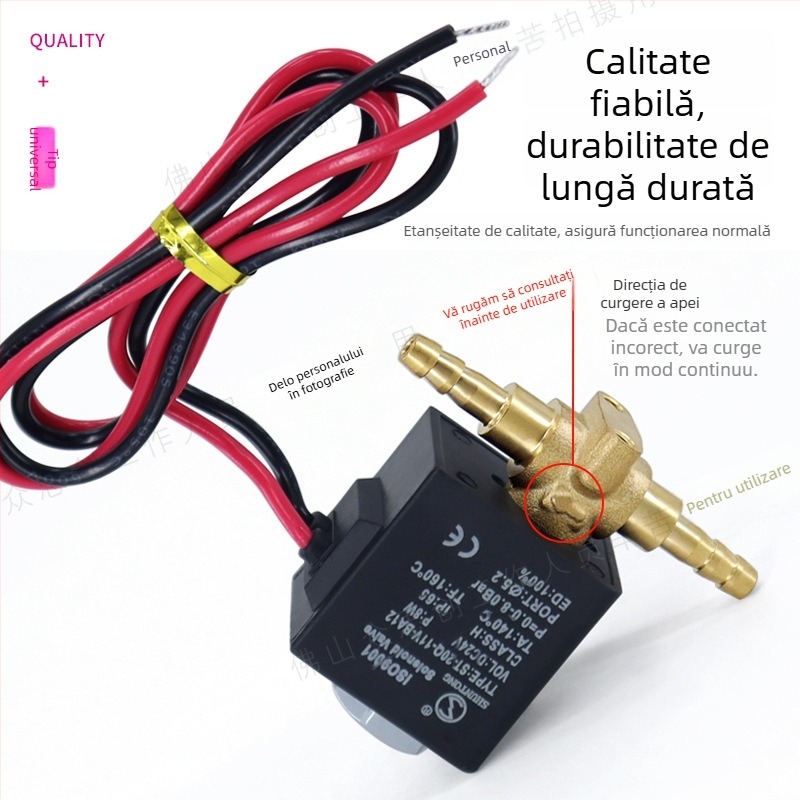 Accesorii pentru scaun dentar — supapă solenoidă DC24V pentru alimentare cu apă și clătire, control electronic