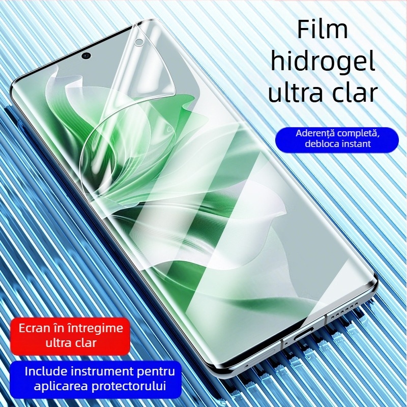 Jamie Protecție pentru ecran din sticlă temperată pentru Oppo Reno11 / Reno11 Pro / Reno10 — Anti-Peep, acoperire UV, adeziv complet, 1 an garanție