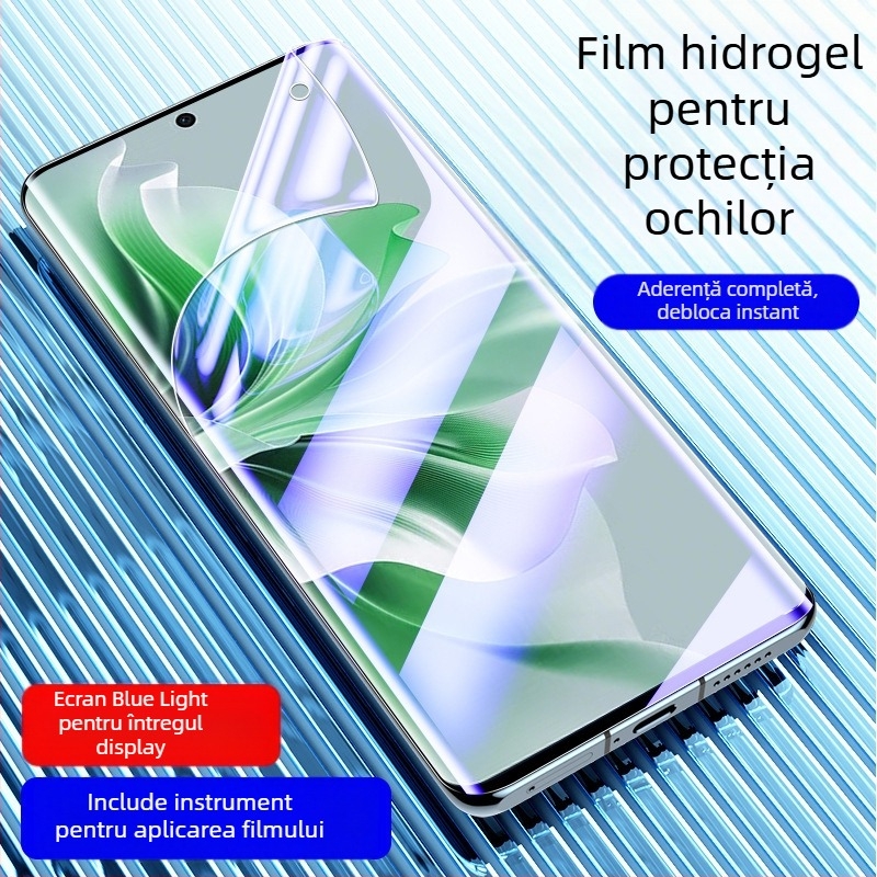 Jamie Protecție pentru ecran din sticlă temperată pentru Oppo Reno11 / Reno11 Pro / Reno10 — Anti-Peep, acoperire UV, adeziv complet, 1 an garanție