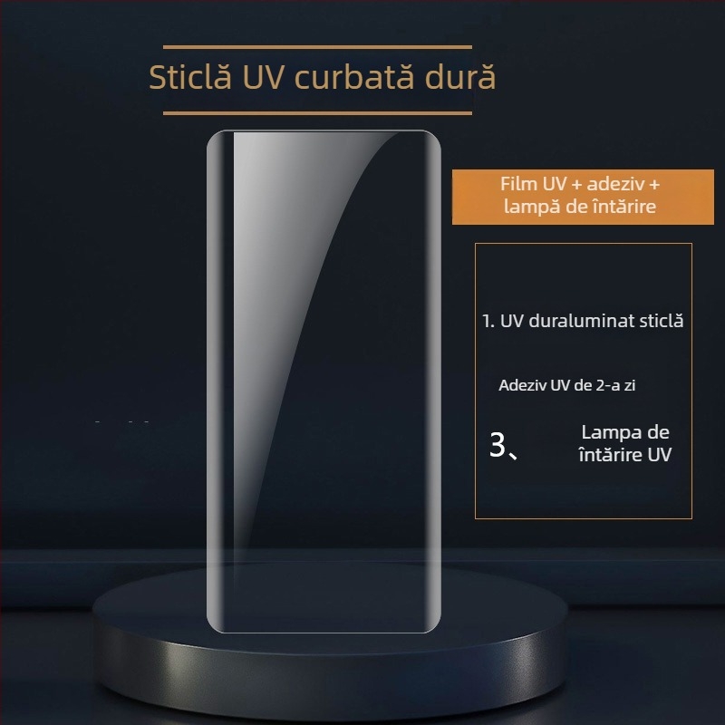 Jamie Protecție pentru ecran din sticlă temperată pentru Oppo Reno11 / Reno11 Pro / Reno10 — Anti-Peep, acoperire UV, adeziv complet, 1 an garanție