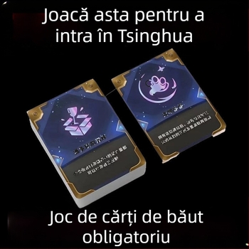 Set de cărți pentru băut, 55 de cărți, material hârtie, ambalaj: cutie, vârsta 7–35 ani, dezvoltare intelectuală