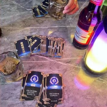 Set de cărți pentru băut, 55 de cărți, material hârtie, ambalaj: cutie, vârsta 7–35 ani, dezvoltare intelectuală