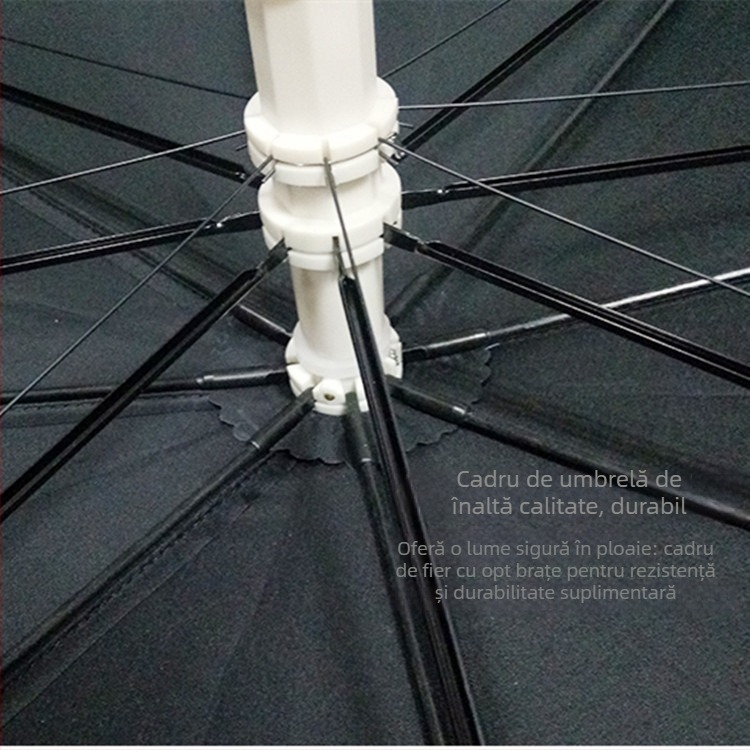 Umbrelă LED cu design Lightsaber Star Wars, logo personalizat, deschidere/închidere manuală, cadru cu 8 nervuri din fibră