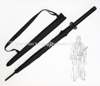 Umbrelă cu mâner lung, cadru din fibră cu 8 arce, deschidere automată, pânză din poliester 190T, mâner din plastic