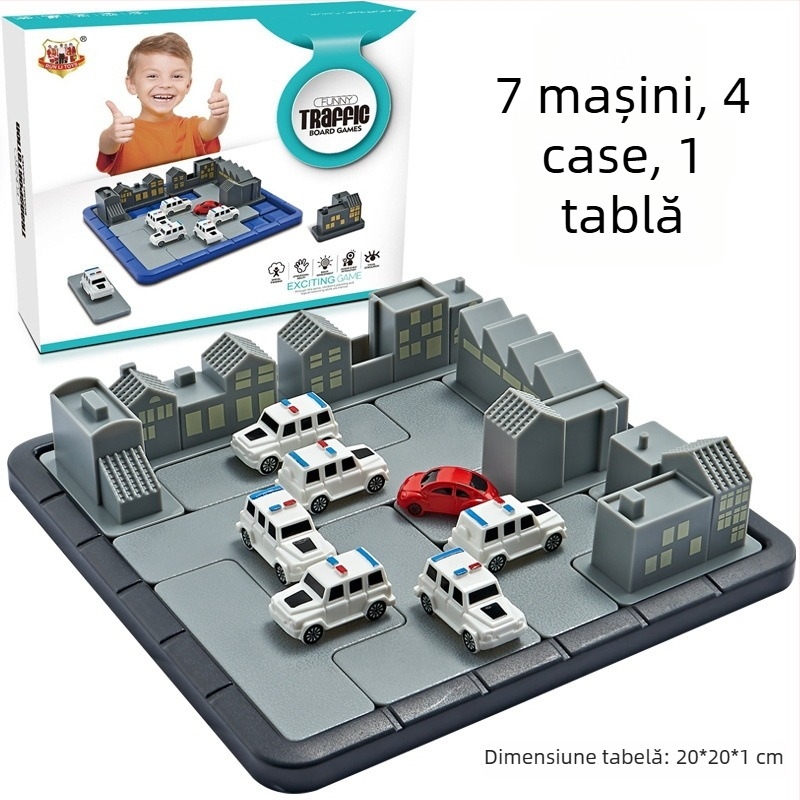 Joc de societate din plastic pentru copii, cu logică interactivă și temă cu dinozauri — distractiv, potrivit pentru vârsta 4–6 ani (Material: plastic; Vârstă: 4–6 ani; Tip: divertisment interior; Interactiv, dezvoltă coordonarea mână-ochi)