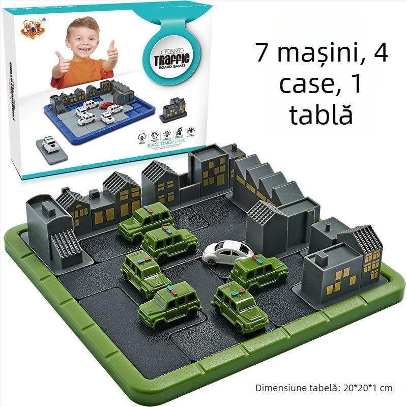 Joc de societate din plastic pentru copii, cu logică interactivă și temă cu dinozauri — distractiv, potrivit pentru vârsta 4–6 ani (Material: plastic; Vârstă: 4–6 ani; Tip: divertisment interior; Interactiv, dezvoltă coordonarea mână-ochi)