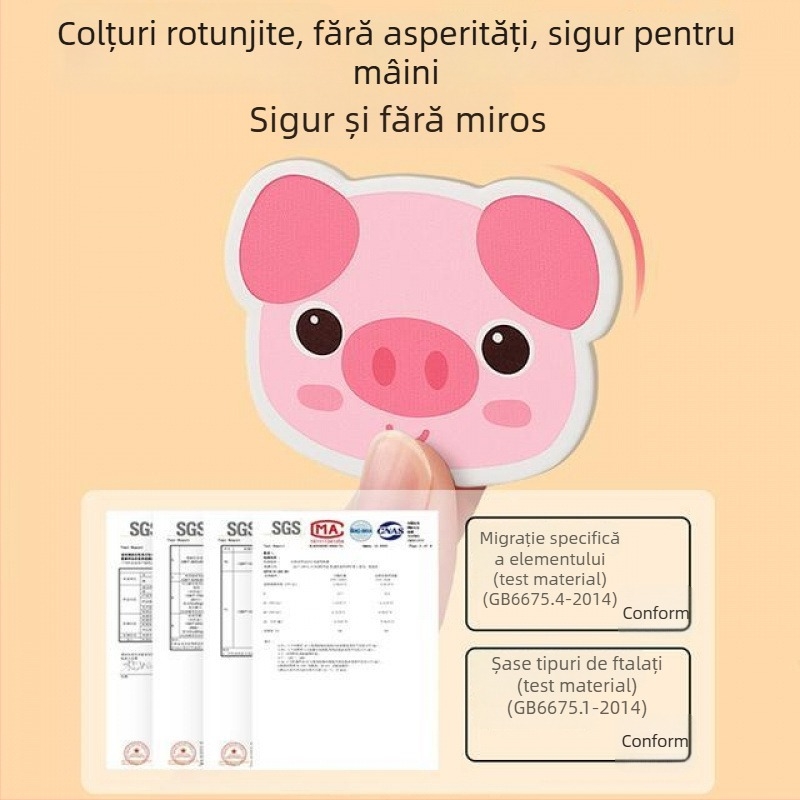 Carte-jucărie liniștită pentru bebeluși, care poate fi desfăcută manual, pentru 0–12 luni, cu Velcro și părți mușcabile