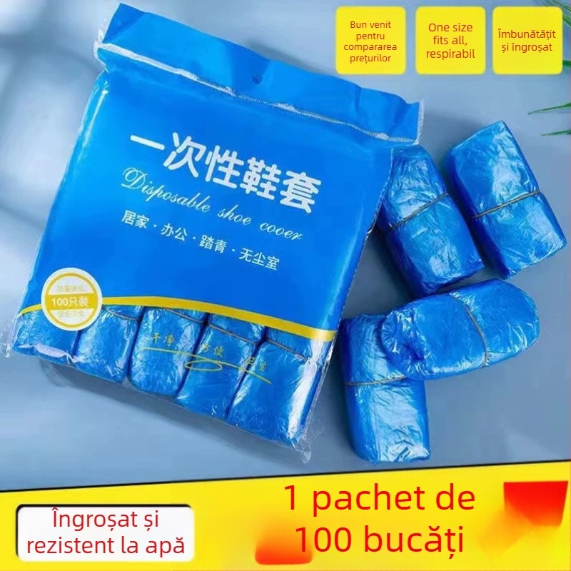 Capace de pantofi din plastic, îngroșate, impermeabile, rezistente la uzură și antiderapante, pentru interior