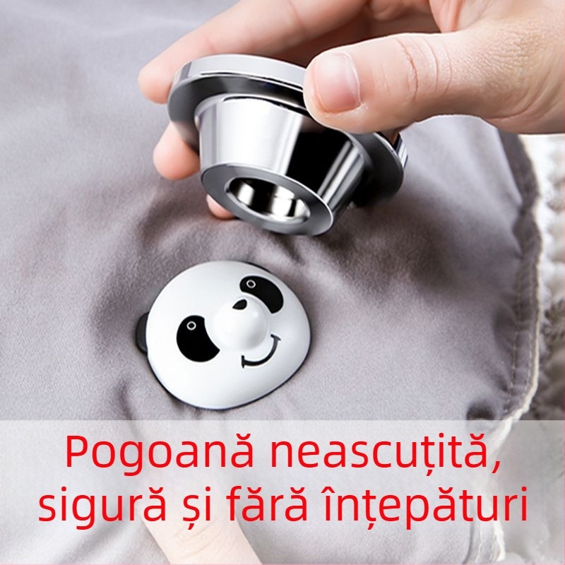 Fixator magnetic pentru cuvertură – fără ace, nasturi anti-derapare pentru cearșaf, din plastic