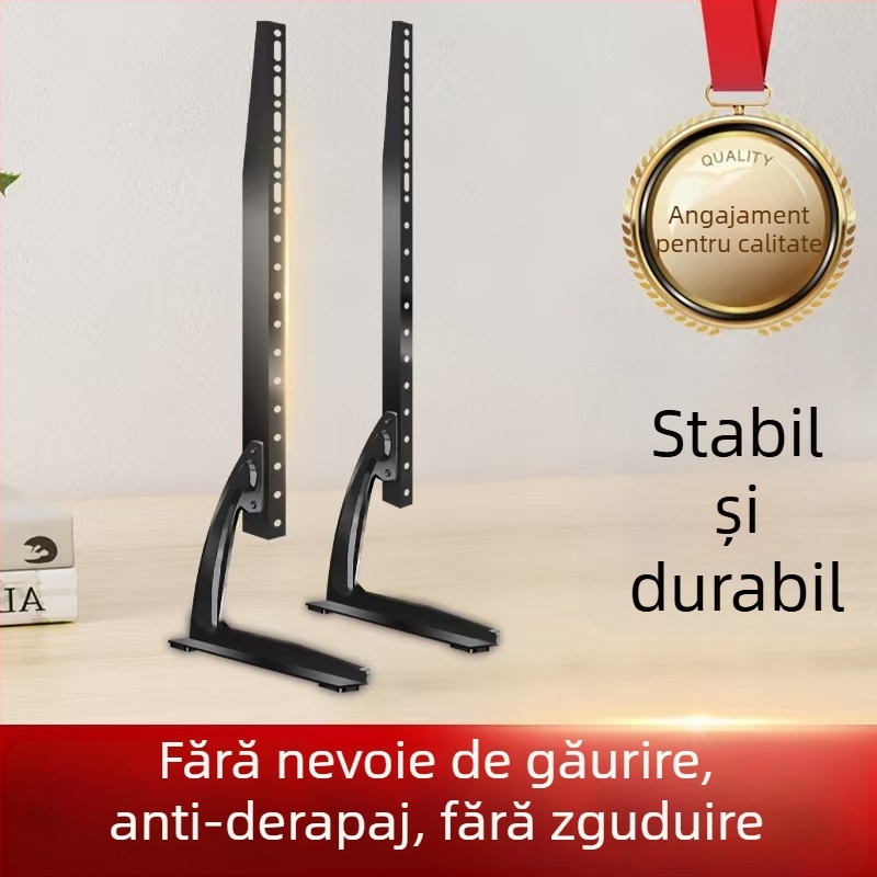 Suport de birou pentru televizor pentru ecrane inteligente - Compatibil cu ecrane inteligente - Oțel laminat la rece - 2 kg