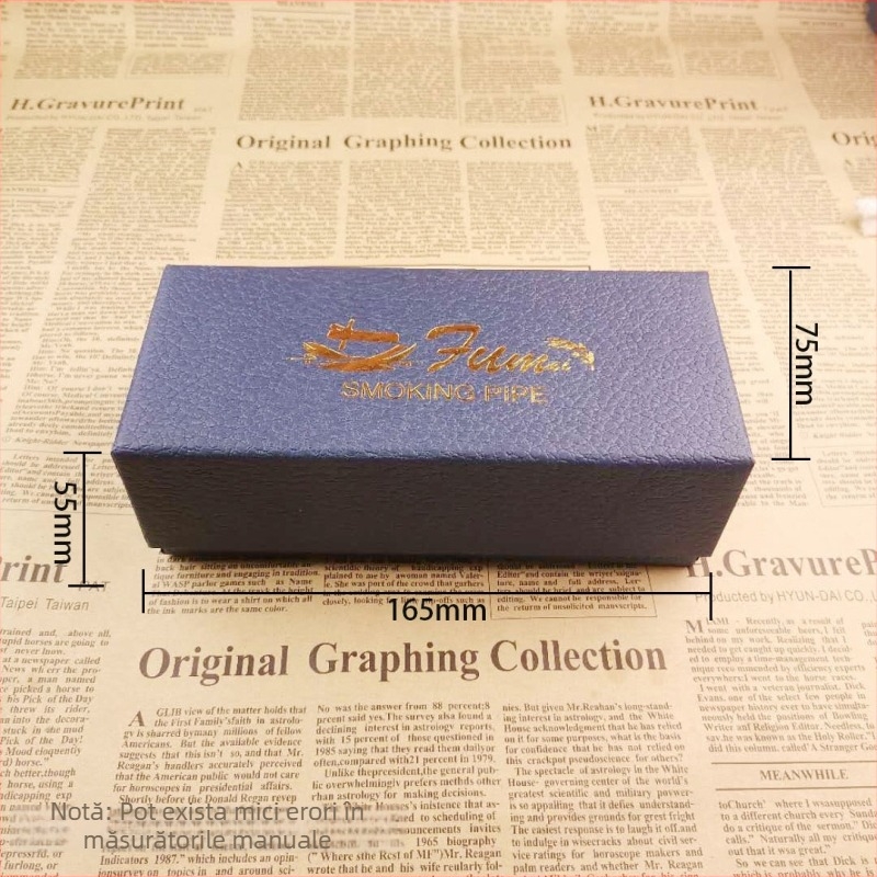 Cutie de depozitare pentru pipe, cutie rigidă din rășină, set de 90 bucăți, cutie cadou în stil chinezesc nou