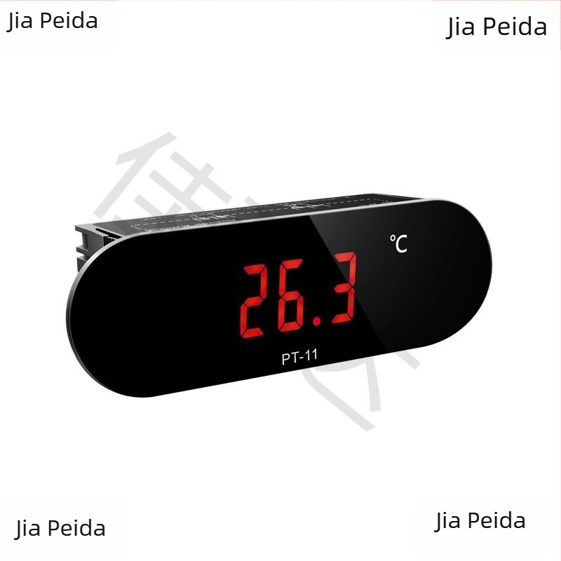 PT-11 termometru digital încorporat, precizie înaltă, fără iluminare de fundal, pentru congelator, 220V/110V/12V
