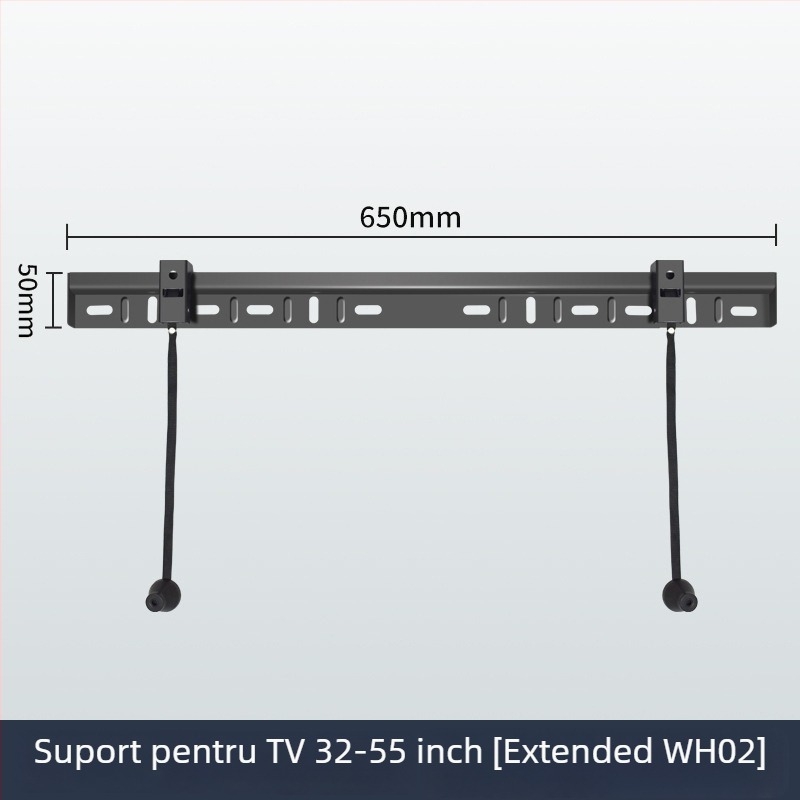 Suport de perete pentru televizor - universal, ultra-subțire, design extins - Model W012 - Sporadic profit