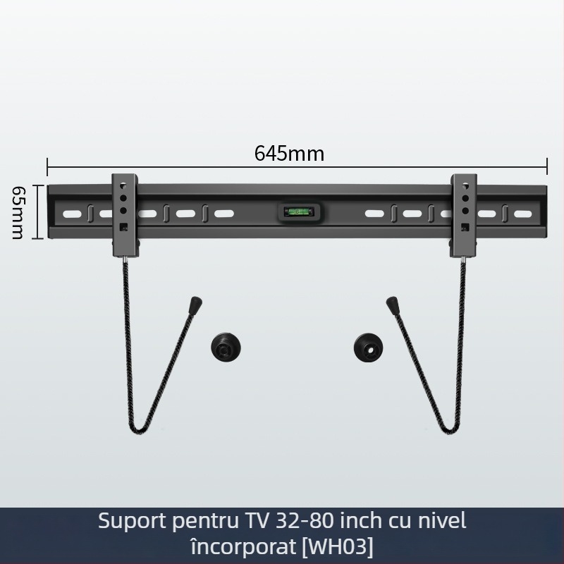 Suport de perete pentru televizor - universal, ultra-subțire, design extins - Model W012 - Sporadic profit