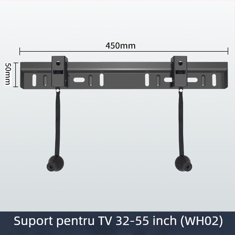 Suport de perete pentru televizor - universal, ultra-subțire, design extins - Model W012 - Sporadic profit