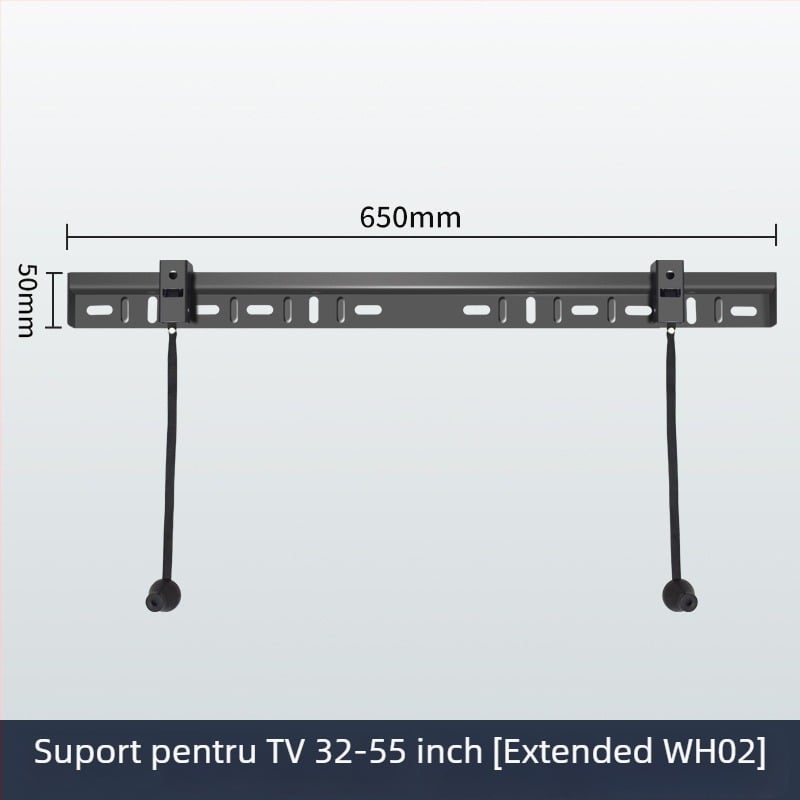Suport de perete pentru televizor - universal, ultra-subțire, design extins - Model W012 - Sporadic profit