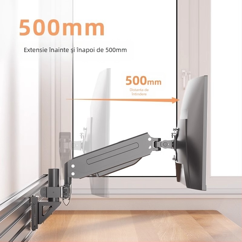 Suport pentru monitor cu braț rotativ de ridicare, model WMPA01, oțel laminat la rece, 3 kg