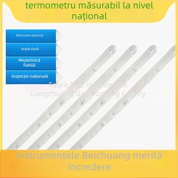 GB-54 Termometru cu tijă din sticlă cu mercur pentru produse petroliere, 34–42°C