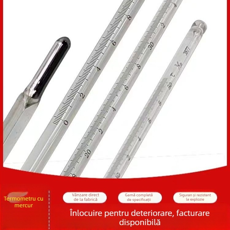 Termometru de sticlă Long xiang - piața din China