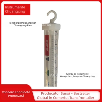 Termometru de frigider din sticlă, pentru farmacie și uz medical, înaltă precizie, monitorizare pentru frigider și congelator