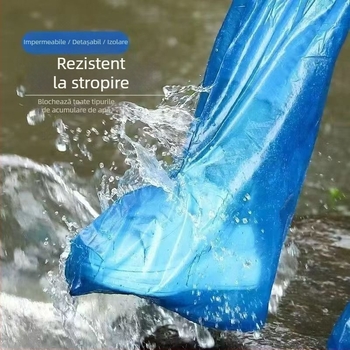 Acoperitoare de încălțăminte înalte, de unică folosință, pentru ferme — protecție împotriva prafului, material textil, culoare unicoloră, 100 buc