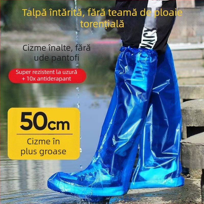 Acoperitoare de încălțăminte înalte, de unică folosință, pentru ferme — protecție împotriva prafului, material textil, culoare unicoloră, 100 buc