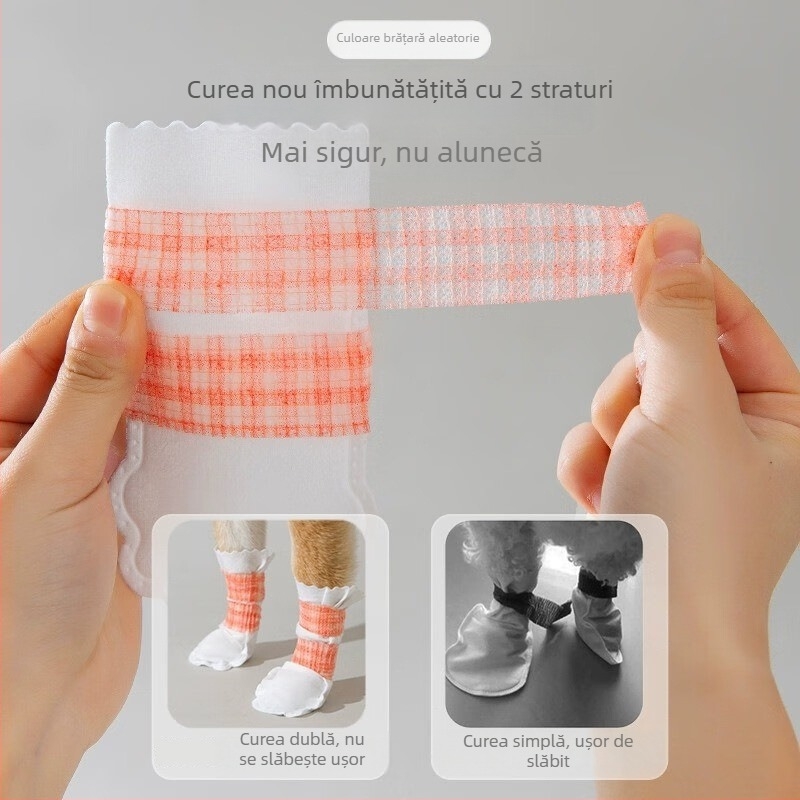 Acoperitoare de picioare pentru câini, de unică folosință – impermeabile, pentru plimbări